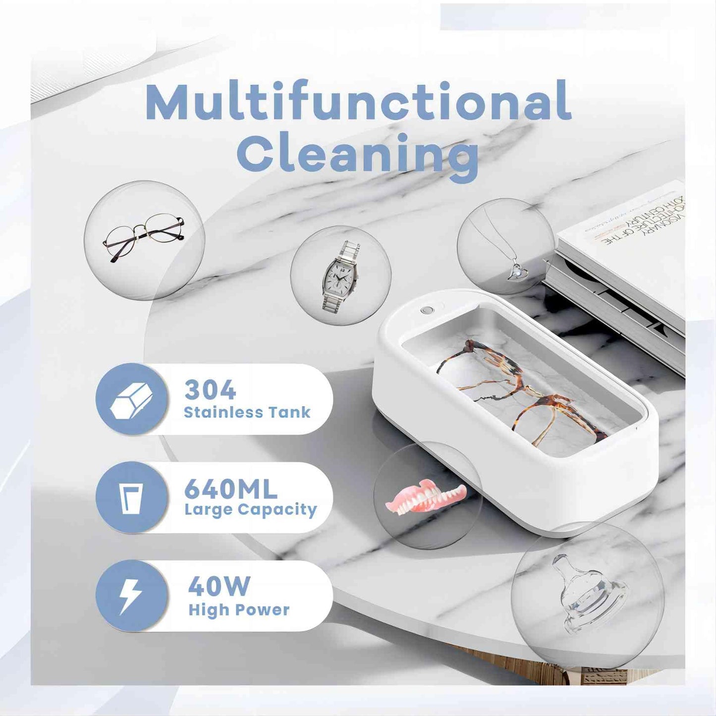Homeoracle™ Ultrasonic Cleaning Machine