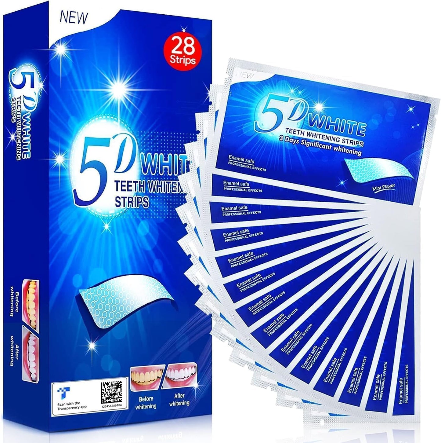 Homeadvisor™ 5D Teeth Whitening Strips